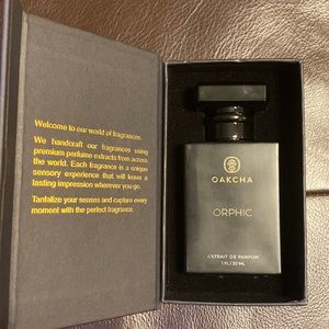 Selling new bottle of Oakcha perfume, Orphic dupe for Baccarat Rouge 540 Extrait
